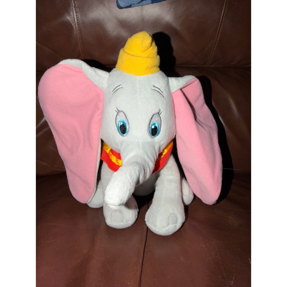 Disney Dumbo Plush Kohl's Cares Stuffed Animal Gray Pink Yellow
